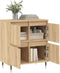 vidaXL - Dressoir - 60x35x70 - cm - bewerkt - hout - sonoma - eikenkleurig