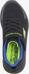 Skechers Dynamic Tread - Jongens Sneakers - Slip-on - Air-Cooled Memory Foam - Black/Blue/Lime - Maat 28