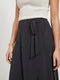 Object Midi Rok - Dames - Elastieke Tailleband Overslag Effect - M