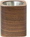 Oakywood Cubic Plant Pot - Massief Walnoot - Luxe Houten Kleine Plantenpot Bureauaccessoire
