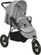 vidaXL - Kinderwagen - staal - lichtgrijs
