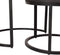 Salontafel set 60-45 cm - zwarte salontafel - salontafels - salontafel