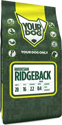 Yourdog Rhodesian ridgeback Rasspecifiek Puppy Hondenvoer 6kg | Hondenbrokken