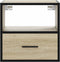 vidaXL - Nachtkastje - wandgemonteerd - 40x31x39,5 - cm - sonoma - eikenkleurig