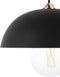 TORDERA - Hanglamp - Zwart - Metaal