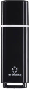 Renkforce RF-USBS-220 - USB-stick 128GB - USB 2.0 - Zwart