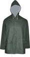 vidaXL - Tweedelig - regenpak - waterbestendig - met - capuchon - groen - L
