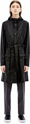 Rains Curve Jacket - Damesregenjas - Licht taps toelopende pasvorm met tailleriem - Maat XXS/XS