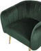 LACONIA - Fauteuil - Groen - Fluweel
