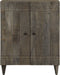 vidaXL - Dressoir - 60x33,5x75 - cm - massief - mangohout - lichtgrijs