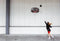 Avento Rebound Zone - Basketbalbord + Ring + Net - Zwart Rood
