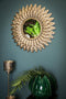 PTMD delice goud spiegel metaal met blad patroon