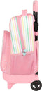 Schoolrugzak met Wielen BlackFit8 Globitos 33 x 45 x 22 cm Roze
