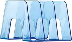 Catalogusrek HAN 3-vaks - transparant blauw