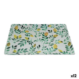 Snackdienblad La Mediterránea Citroen 30 x 20 x 2,5 cm (12 Stuks)