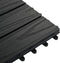 Woltu GTF006an-2 - WPC Terrastegels 30x30 cm - Antislip - Antraciet (22 stuks)