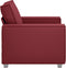 vidaXL - Fauteuil - Wijnrood - 59 - cm - Kunstleer