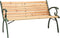vidaXL - Tuinbank - 116 - cm - gietijzer - en - massief - vurenhout