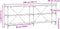vidaXL - Console - Tafel - Oud - Hout - 200x30x75 - cm - Engineered - Hout - en - Staal