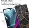 iMoshion Hoesje Geschikt voor Motorola Moto G200 Hoesje Siliconen - iMoshion Design hoesje - Zwart / Black Graphic