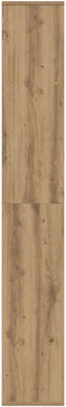 vidaXL - Kamerscherm - / - boekenkast - 67x25x161,5 - cm - hout - artisanaal - eiken
