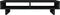 vidaXL - Monitorstandaard - 60x27x14 - cm - massief - grenenhout - zwart