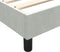 vidaXL - Bedframe - zonder - matras - 140x220 - cm - fluweel - lichtgrijs
