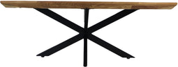 HSM Collection Salontafel Danish 120cm Naturel/Zwart Eiken/Metaal