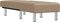 vidaXL - Chaise - longue - kunstleer - capuccinokleurig
