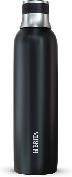 BRITA sodaTRIO - Thermofles RVS - Dubbelwandig geïsoleerd 0,65L - Zwart
