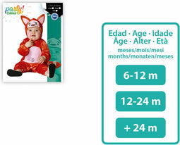 Kostuums voor Baby's Pandabeer Rood - 6-12 Maanden