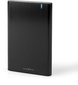 Nedis HDDE25410BK - Externe HDD-behuizing 2,5" - USB 3.2 Gen1 5Gb/s - Zwart