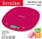 Elektronische keukenweegschaal - TERRAILLON - Macaron One Cherry - Capaciteit 3 kg - Aflezing 1 g - Vloeistofconversie