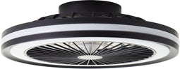 Brilliant Palmero - Plafondventilator - LED 40W - Dimbaar - 3000K-6500K - Zwart
