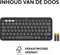 Logitech Pebble Keys 2 K380s - Draadloos Toetsenbord - Bluetooth - Tonal Graphite