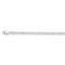 Glow - Ketting - Figaro 2.5 mm - 50 cm - Zilver 925