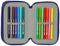 Safta FC Barcelona - Gevuld etui Winner - 37 stuks - 19.5 x 12.5 x 5.5 cm - Blauw Rood