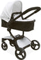 Arias Poppenwagen Mima Wit / zwart