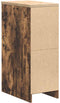 vidaXL - Garagekast - 30x51x85 - cm - massief - grenenhout - gerookt - eiken