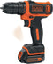 BLACK+DECKER BDCDD12 - Accuschroefboormachine - 10,8V lithium-ion met 2 accu's en snellader