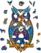 UNIDRAGON Houten Puzzel Voor Volwassenen Dier - Charmante Uil - 101 stukjes - Small 15x26 cm