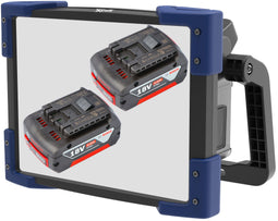 XCell Worklight - Multi werklicht 90W - max. 10000 lumens - inclusief 2x Bosch GSR 18 V-LI 18V 4Ah (2 stuks)