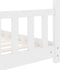vidaXL - Kinderbedframe - massief - grenenhout - wit - 80x160 - cm