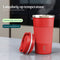 Castagnola Thermosbeker - Koffiebeker To Go - Isolerend RVS 510 ML - Rood