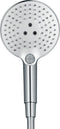 Hansgrohe Raindance Select S 120 - Handdouche - 3 straalsoorten - Wit/chroom