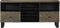 vidaXL - Tv-meubel - 100x33x46 - cm - massief - mangohout - zwart