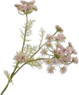 Silk-ka Kunstbloem-Zijden Bloem Dille Tak Roze 74 cm