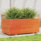 vidaXL - Plantenbak - 110x60x49,5 - cm - massief - grenenhout - wasbruin