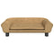 Kinderbank 70x45x26 cm fluweel bruin