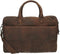 DSTRCT Wall Street - Laptoptas 17 inch - Echt nappa leer - Bruin